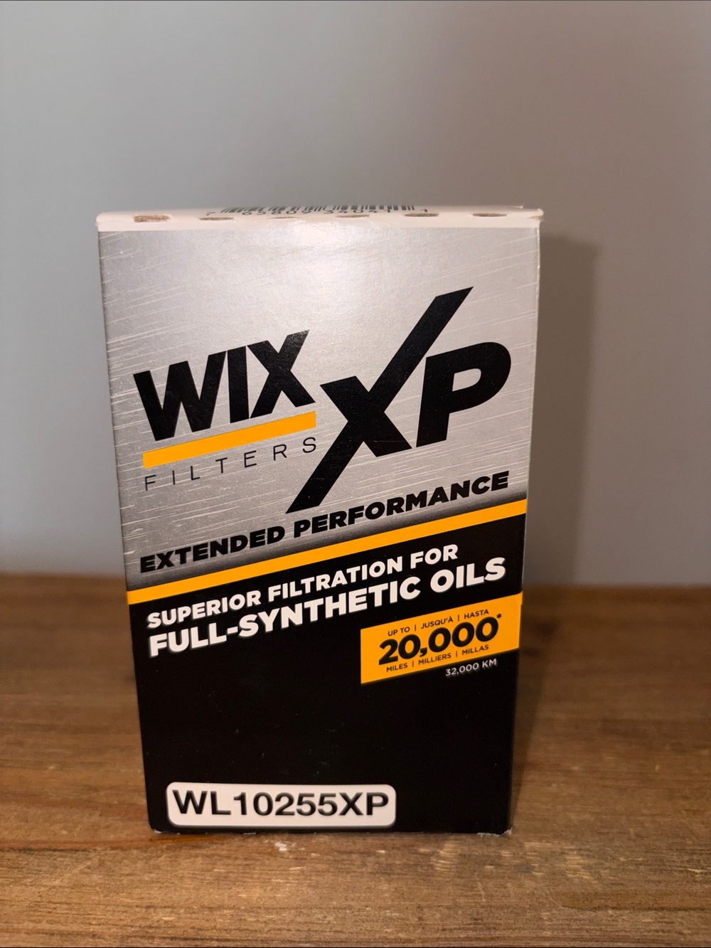WIX XP Oil Filter WL10255XP - Silver, Black & Yellow